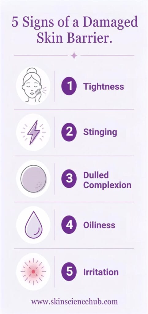 Signs of a Damaged Skin Barrier,