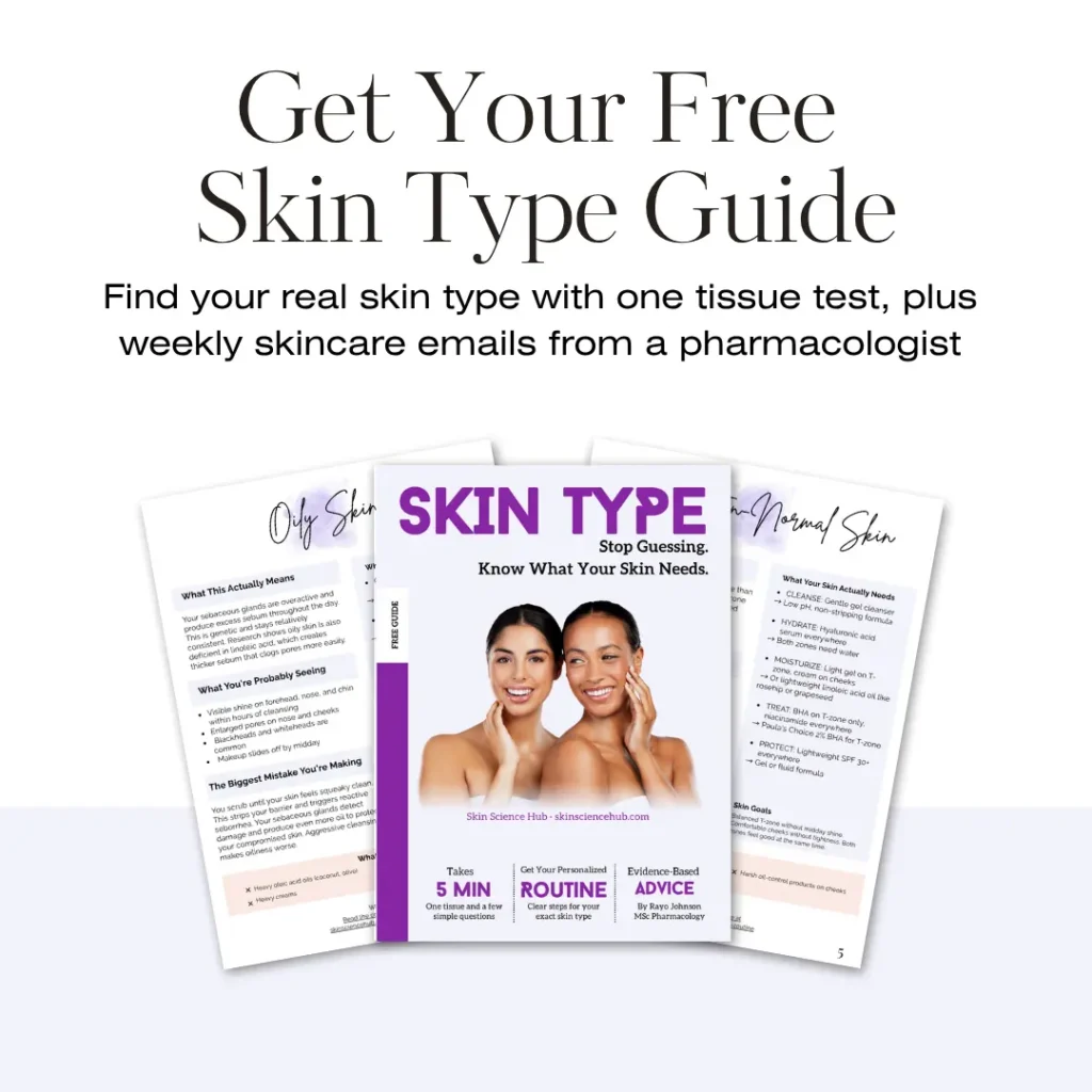 skin science hub Skin Type Freebie